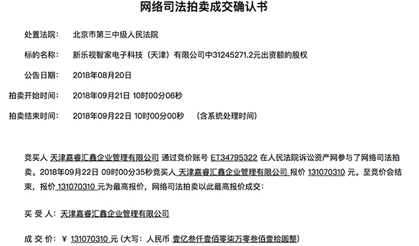 賈躍亭徹底出局:融創(chuàng)7.7億元底價(jià)接盤樂視系核心資產(chǎn)