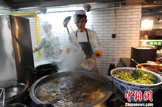 蘭州牛肉拉面。(資料圖) 楊艷敏 攝