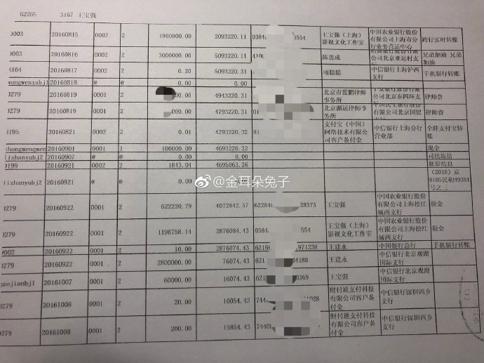 馬蓉曬王寶強銀行賬戶單 駁斥其“借錢繳費”傳聞