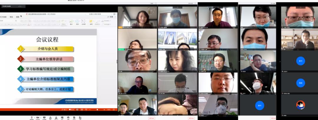 編制組第一次工作會(huì)議網(wǎng)絡(luò)會(huì)議合影